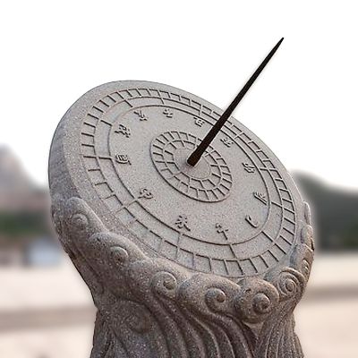 户外景区砂石石雕浮雕古代计时器博鱼网页版