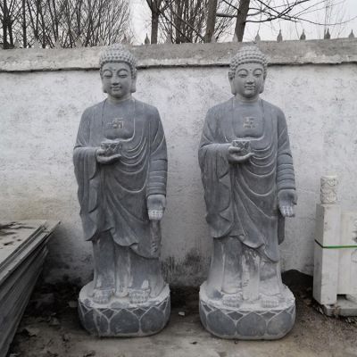 青石石雕大型立式如来博鱼网页版