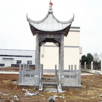 大理石石雕户外园林大型凉亭博鱼网页版