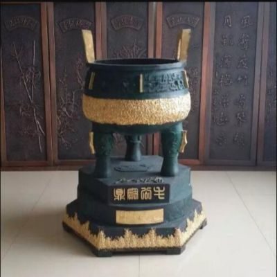 寺庙庭院仿古青铜四方平安鼎博鱼网页版