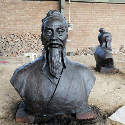 校园广场铜雕古代名人胸像博鱼网页版