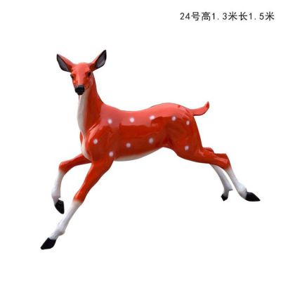 玻璃钢仿铜户外园林景观梅花鹿博鱼网页版