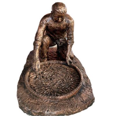 制茶系列人物博鱼网页版 玻璃钢制茶文化人物博鱼网页版