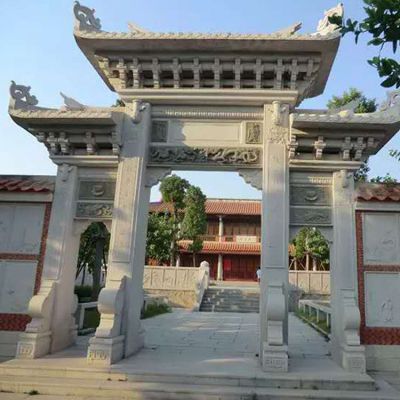大理石石雕景区园林大型门楼牌坊博鱼网页版