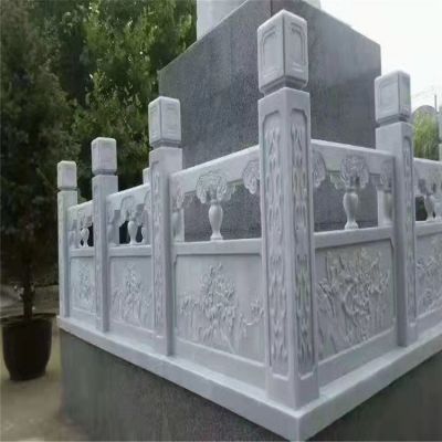 青石雕刻广场校园升旗台围栏景区仿古栏板