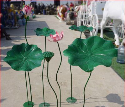 不锈钢公园彩色荷花博鱼网页版