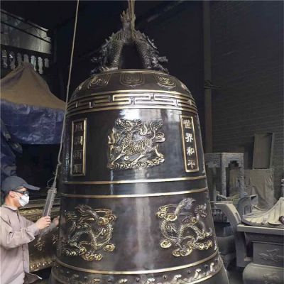 寺院铸铜大钟景区祠堂道观户外敲钟警钟