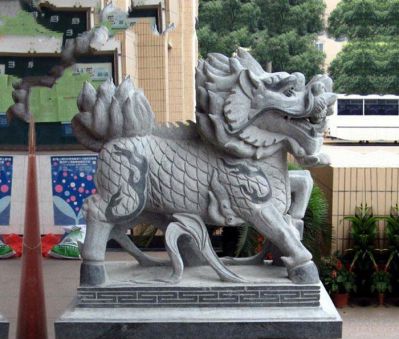 庭院砂石石雕动物景观神兽麒麟博鱼网页版