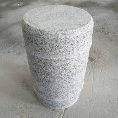 大理石花岗岩石柱坐凳庭院家用摆件