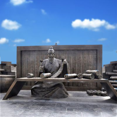 图书馆《史记》历史人物情景司马迁铜博鱼网页版