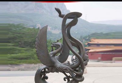 城市标识抽象艺术铜铸的天鹅博鱼网页版