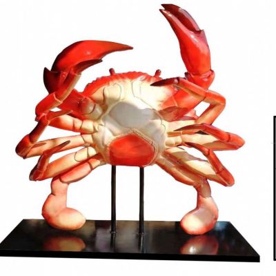 饭店装饰摆放玻璃钢仿真螃蟹动物博鱼网页版