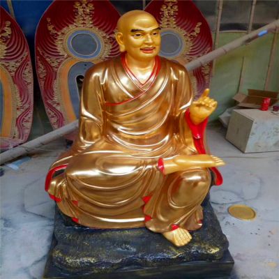 不锈钢鎏金彩绘寺庙供奉佛像十八罗汉博鱼网页版