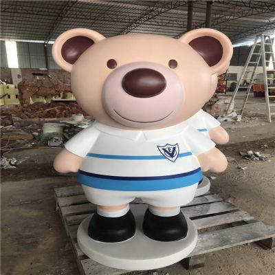 玻璃钢卡通户外园林大型小熊博鱼网页版