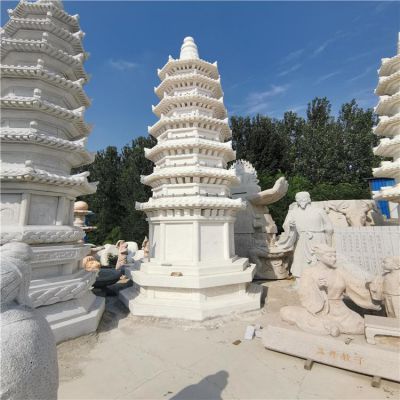 寺庙汉白玉宝塔佛塔园林景观博鱼网页版