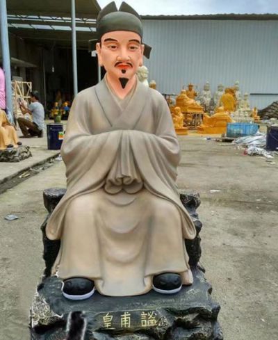 景区园林古代名医皇甫谧彩绘玻璃钢博鱼网页版