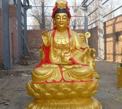 寺庙玻璃钢漆金菩萨观音博鱼网页版