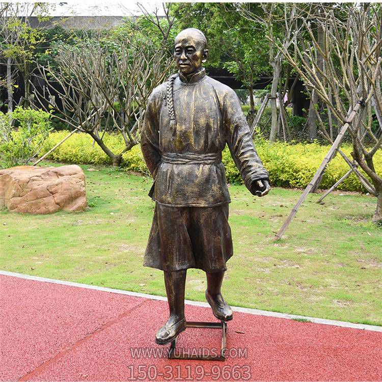 铜雕户外园林景观古代人物博鱼网页版