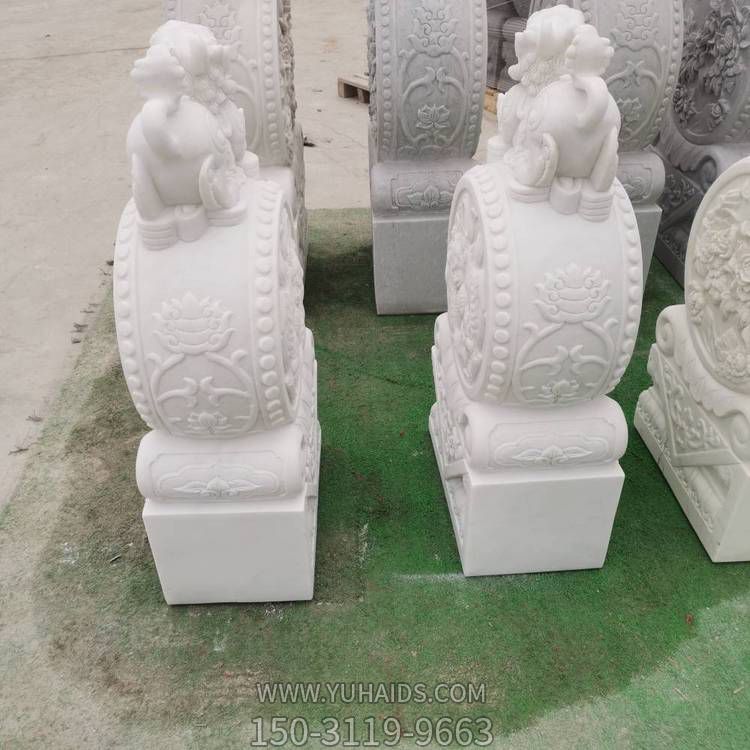 大理石石雕浮雕景观抱鼓石博鱼网页版