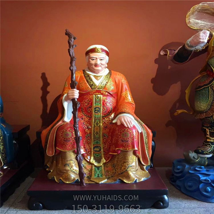 玻璃钢彩绘寺庙供奉神佛土地婆博鱼网页版