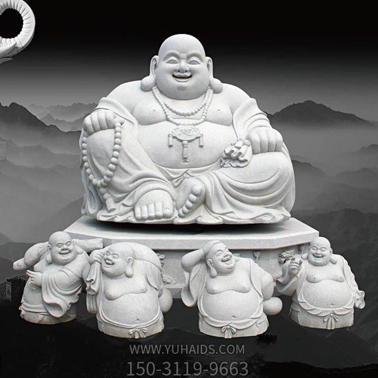 大理石石雕寺庙大型弥勒佛博鱼网页版