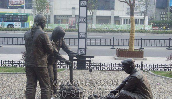 买卖白菜人物街边景观铜雕白菜博鱼网页版