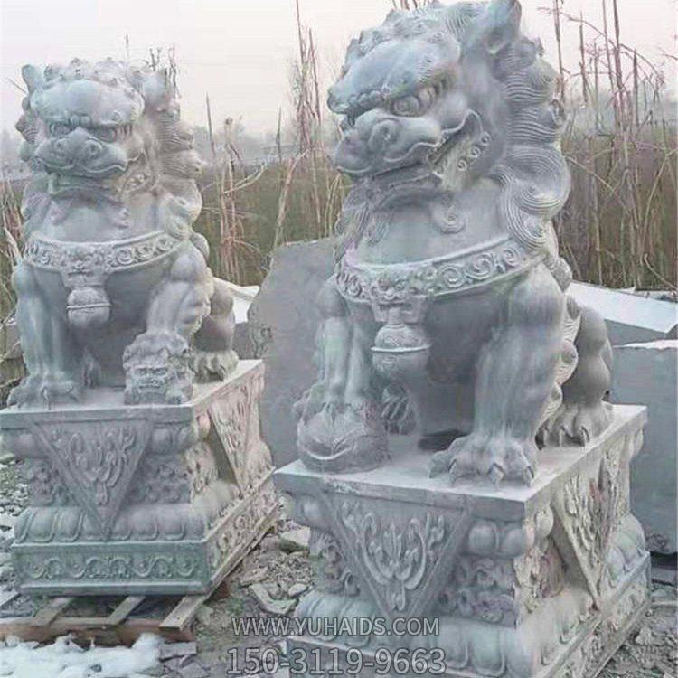 青石石雕户外园林庭院狮子博鱼网页版