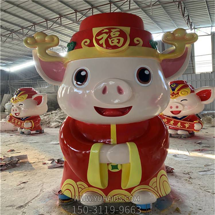 幼儿园玻璃钢卡通彩绘公仔博鱼网页版摆件