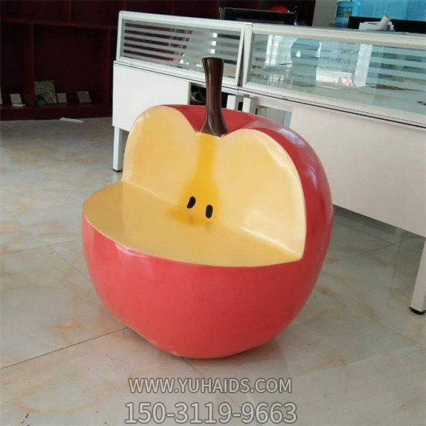 玻璃钢 公园商场幼儿园卡通水果座椅博鱼网页版