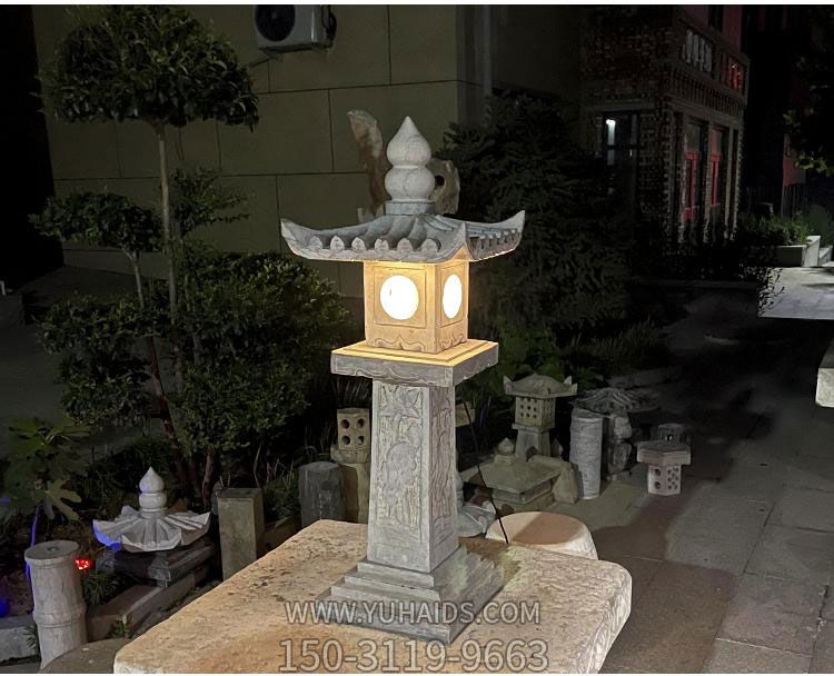 庭院公园中式园林夜晚照明石灯博鱼网页版