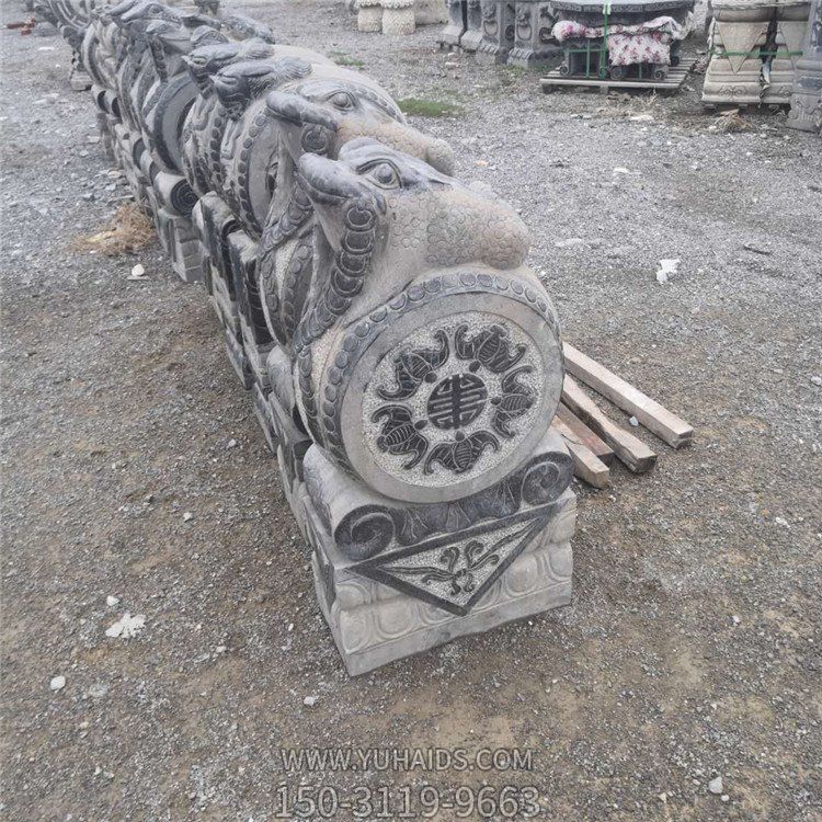 金蟾抱鼓石，青石门墩博鱼网页版