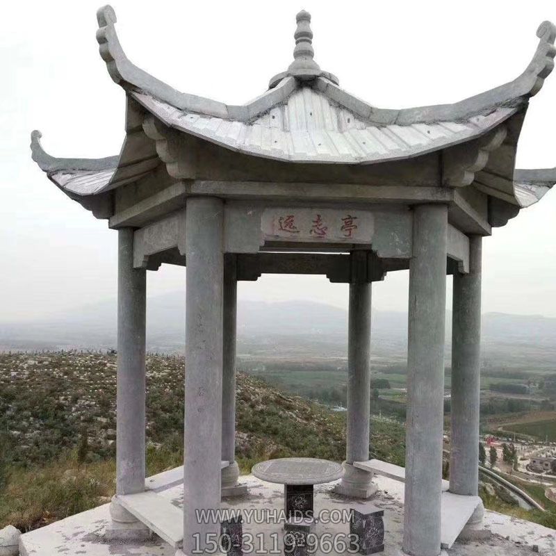 景区寺院山顶摆放六角休息凉亭博鱼网页版