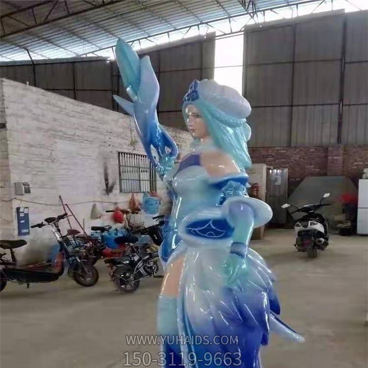 电影院玻璃钢彩绘动漫人物博鱼网页版摆件