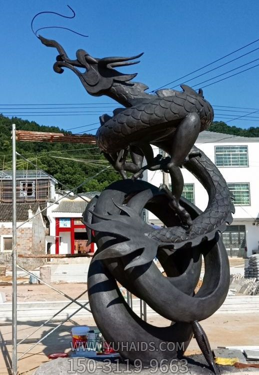 园林户外玻璃钢仿铜创意龙博鱼网页版