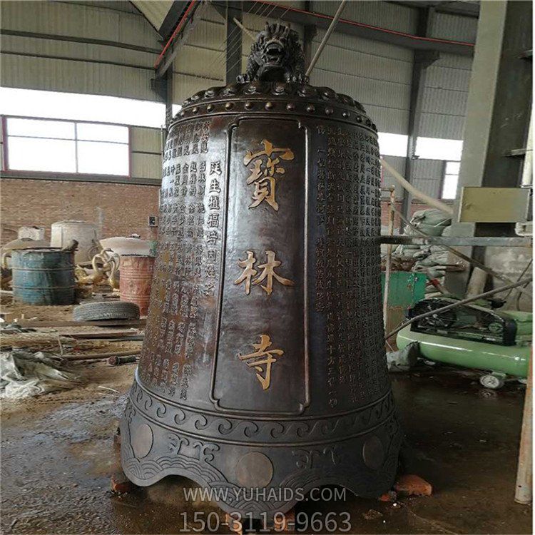 寺庙景区玻璃钢仿铜青铜器铜钟博鱼网页版