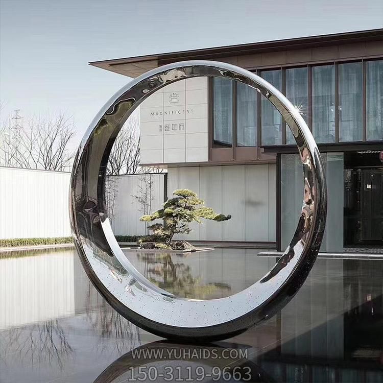 几何镜面酒店会所圆环博鱼网页版