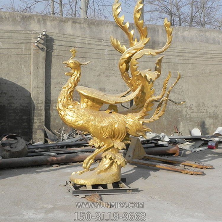 别墅景观喷金烤漆大型动物景观凤凰博鱼网页版