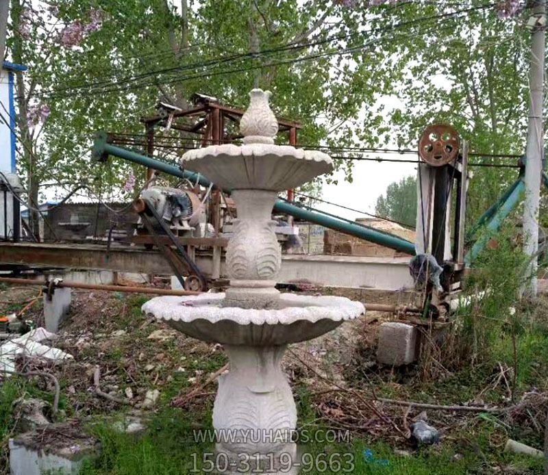 大理石多层喷泉石雕 (6)博鱼网页版