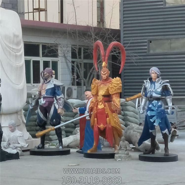 游乐园摆放铸铜玻璃钢孙悟空人物博鱼网页版 