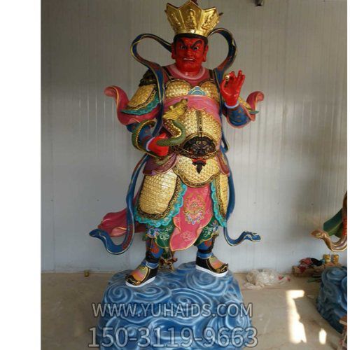 寺庙大型玻璃钢彩绘四大天王博鱼网页版