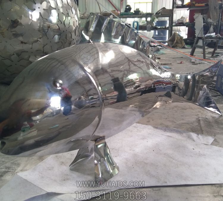 镜面大型水景摆件鱼博鱼网页版摆件