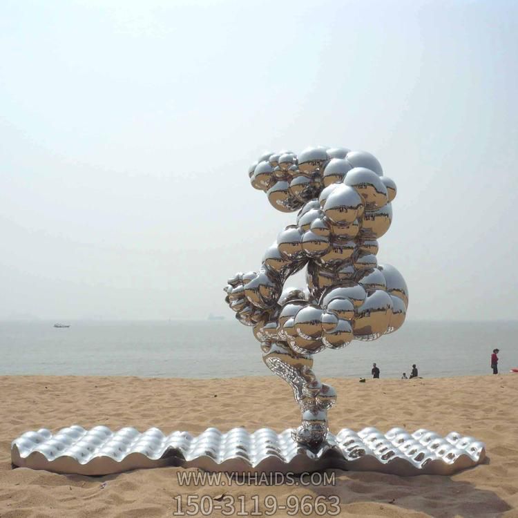 镜面不锈钢户外抽象人物景观博鱼网页版