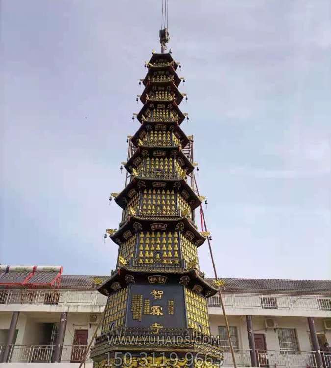 铸铜户外大型景观佛塔博鱼网页版