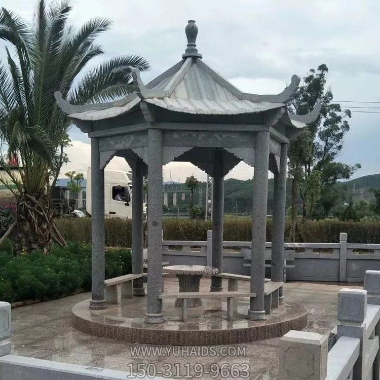 景区景点大型大理石砂石石雕园林凉亭博鱼网页版