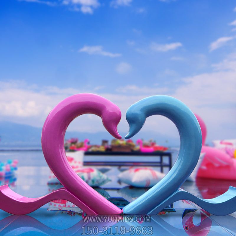 游乐园玻璃钢创意彩绘爱心童趣博鱼网页版