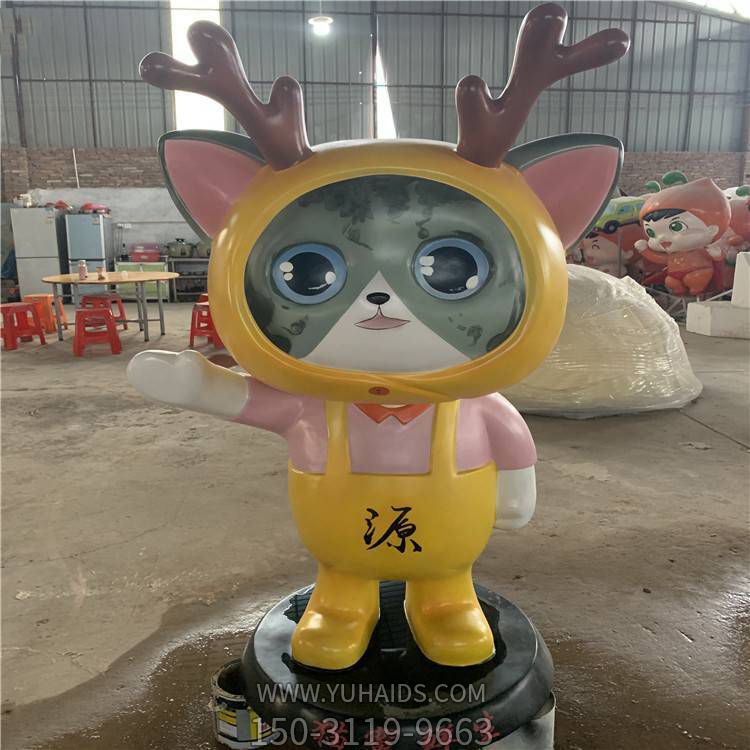 商场店铺玻璃钢卡通公仔博鱼网页版