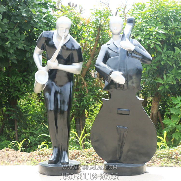 玻璃钢抽象演奏音乐的人物博鱼网页版