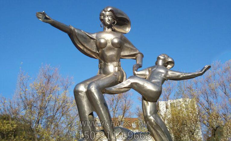 公园不锈钢运动跳舞人物博鱼网页版