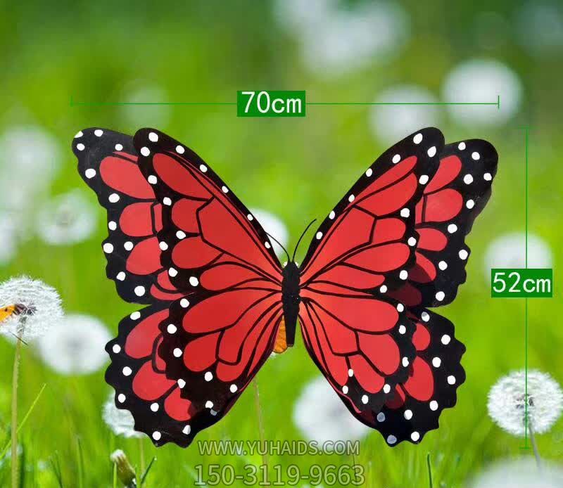 草坪彩绘玻璃钢蝴蝶博鱼网页版