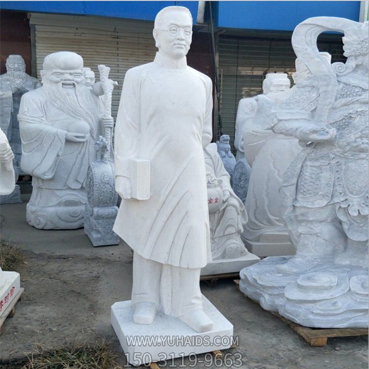 校园名人石雕古代人物博鱼网页版